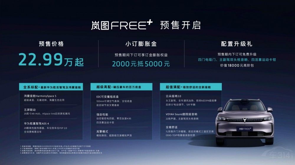 �߶�SUV�Ј�׃�������DFREE+ 22.99�f��